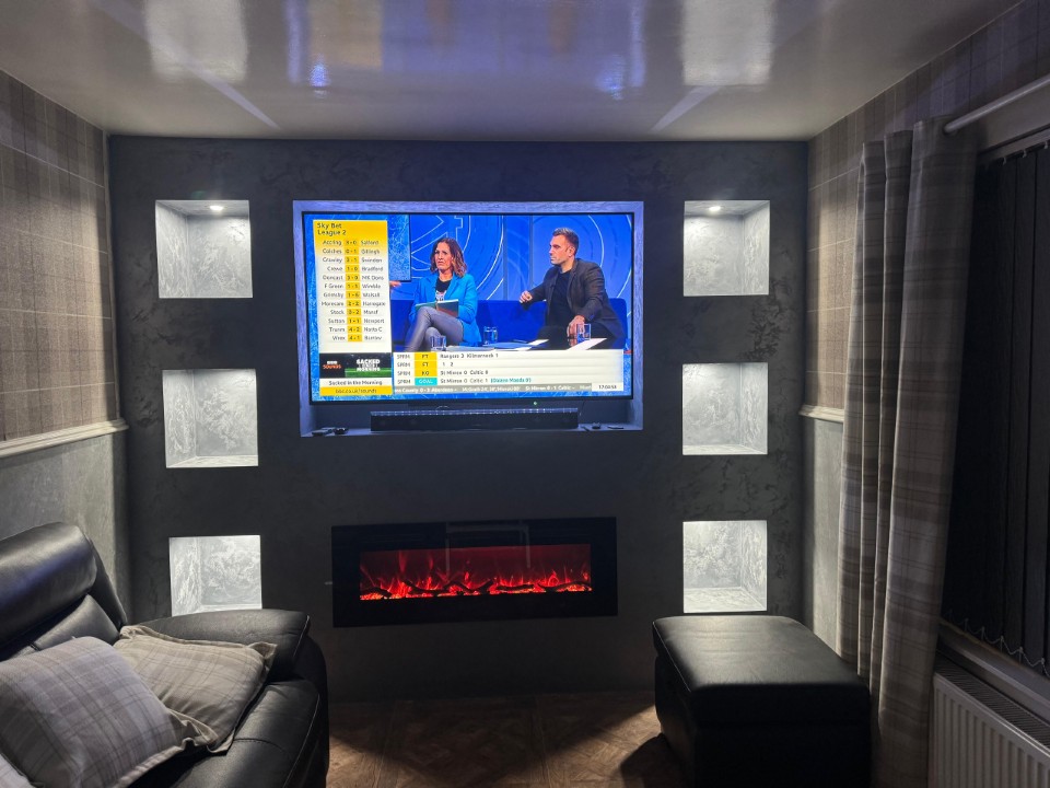 Home Renovation Edinburgh | DC Renovation | Media Wall